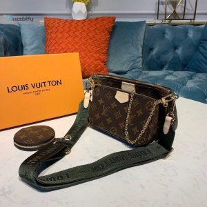 Louis Vuitton Multi Pochette Accessoires Bags Monogram Canvas Fallwinter Collection M44813 Kaki