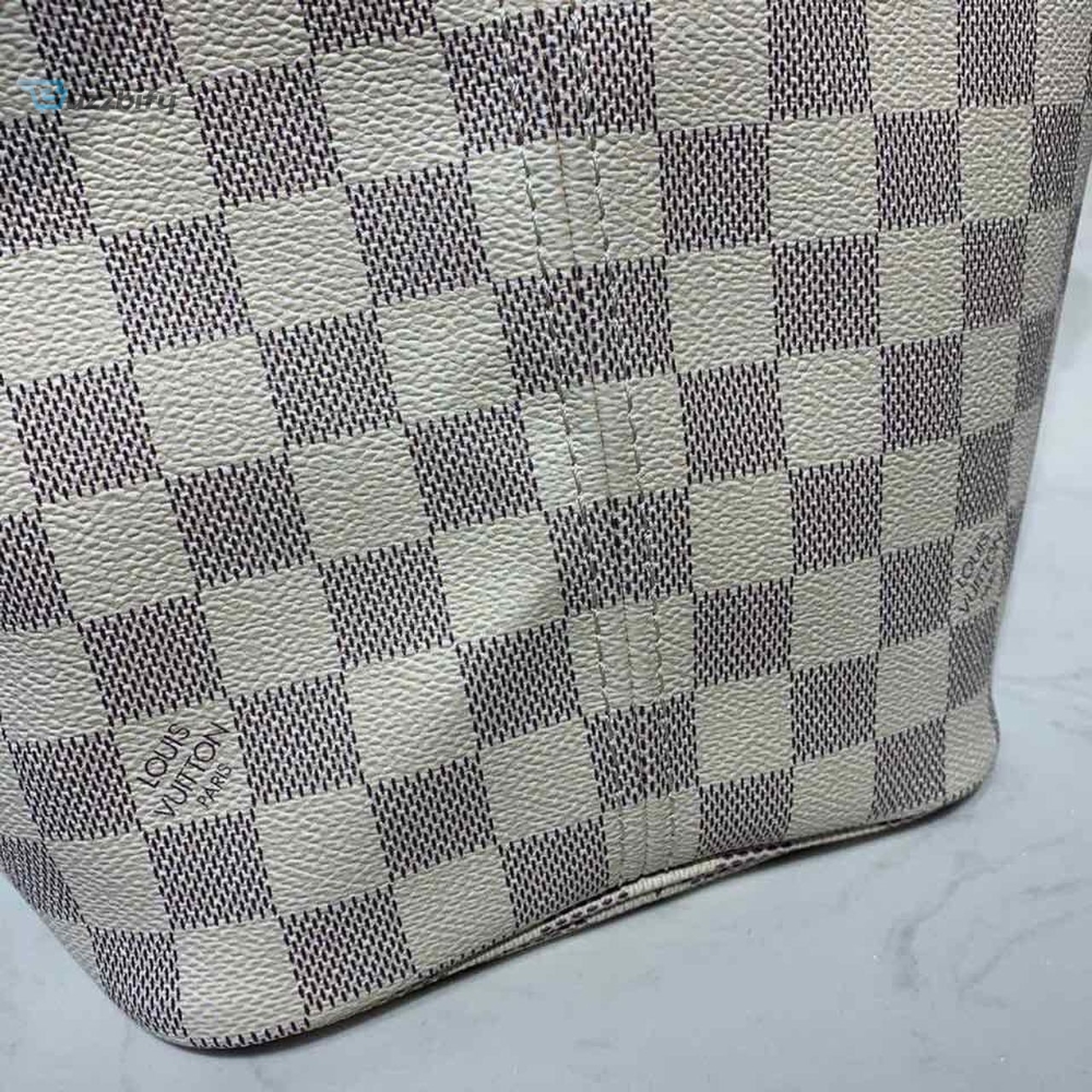 Louis Vuitton Neverfull Mm Tote Bag Damier Azur Canvas Rose Ballerine Pink For Women Womens Bags Shoulder Bags 12.2In31cm Lv N41605 11 Louis Vuitton Trio Pouch Monogram Giant, Monogram Reverse And Monogram Mini Canvas For Women, Women’s Wallet 7.7in/19.5cm LV M68756