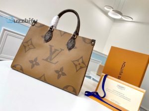 Louis Vuitton Onthego Mm Monogram And Monogram Reverse Canvas For Women Womens Handbags Shoulder Bags 13.8In35cm Lv M45321