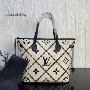 louis vuitton neverfull mm monogram empreinte beige for women womens handbags tote bags 122in31cm lv m46039 buzzbify 1