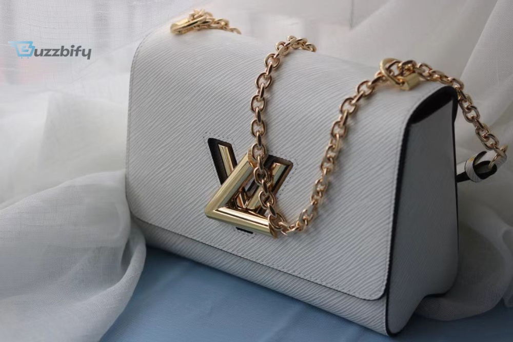 Louis Vuitton Twist Epi White For Women Womens Handbags Shoulder And Crossbody Bags 9In23cm Lv