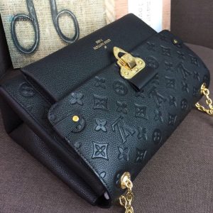 Louis Vuitton Vavin Mm Monogram Empreinte Black For Women Womens Handbags Shoulder And Crossbody Bags 9.8In25cm Lv M44150