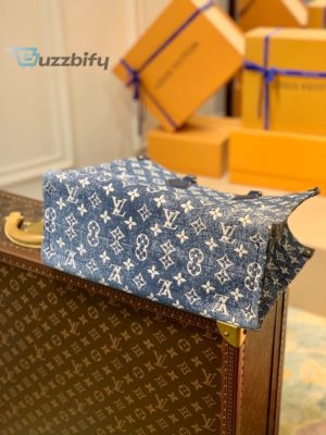 louis vuitton onthego mm tote bag navy blue for women 122in31cm lv m59608 buzzbify 1 8