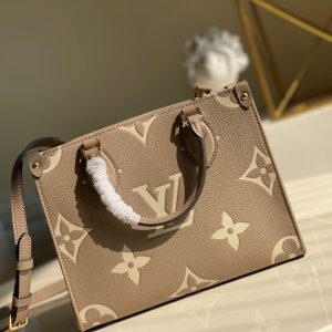 louis vuitton handle bag 25cm lightbrown buzzbify 1 2