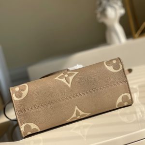 louis vuitton handle bag 25cm lightbrown buzzbify 1 4