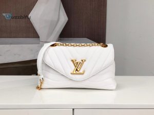 Louis Vuitton New Wave Chain Bag White For Women Womens Handbags Shoulder And Crossbody Bags 9.4In24cm Lv M58549