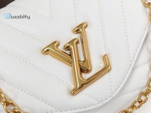 Louis Vuitton New Wave Chain Bag White For Women Womens Handbags Shoulder And Crossbody Bags 9.4In24cm Lv M58549