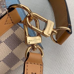 louis vuitton neonoe bucket bag mm damier azur canvas 102in26cm blue for women lv n50042 buzzbify 1 3
