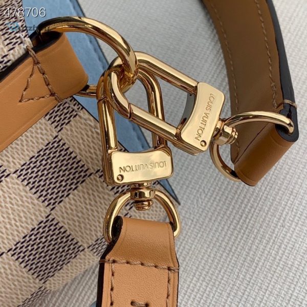 louis vuitton neonoe bucket bag mm damier azur canvas 102in26cm blue for women lv n50042 buzzbify 1 3
