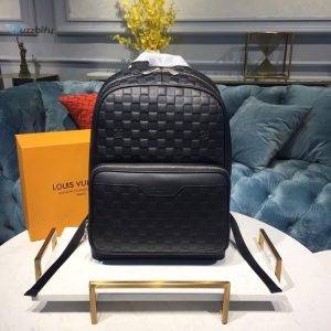 Louis Vuitton Campus Backpack Damier Infini Onyx Silver For Men Mens Bags 39Cm Lv N40306