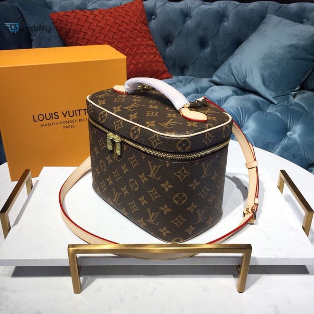 Louis Vuitton Nice BB Vanity Case Monogram Canvas For Women, Women’s Bags, Travel Bags 9.4in/24cm LV M42265