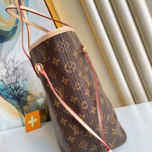 louis vuitton neverfull mm monogram canvas red for women womens handbags shoulder bags 126in31cm lv m41178 buzzbify 1 1