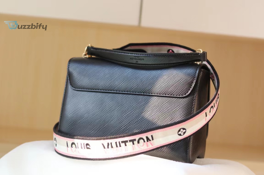 Louis Vuitton Twist MM Monogram Blossoms Black For Women, Women’s Handbags, Shoulder And Crossbody Bags 9.1in/23cm LV M57505