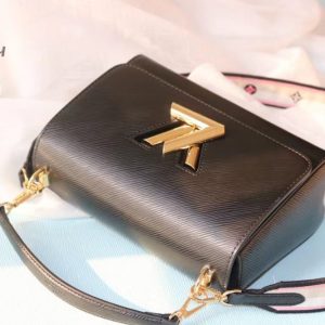 louis vuitton twist mm monogram blossoms black for women womens handbags shoulder and crossbody bags 91in23cm lv m57505 buzzbify 1 7