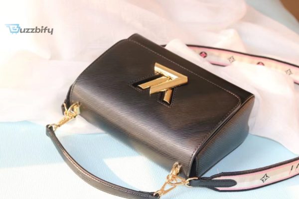 louis vuitton twist mm monogram blossoms black for women womens handbags shoulder and crossbody bags 91in23cm lv m57505 buzzbify 1 7