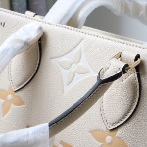 louis vuitton onthego mm tote bag monogram empreinte cream for the pool collection womens handbags 138in35cm lv m45717 buzzbify 1 6