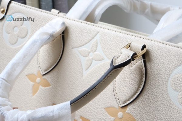 louis vuitton onthego mm tote bag monogram empreinte cream for the pool collection womens handbags 138in35cm lv m45717 buzzbify 1 6