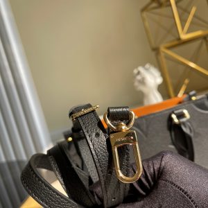louis vuitton onthego pm tote bag monogram empreinte black for women womens handbags shoulder and crossbody bags 98in25cm lv m45653 buzzbify 1 4