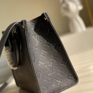 louis vuitton onthego pm tote bag monogram empreinte black for women womens handbags shoulder and crossbody bags 98in25cm lv m45653 buzzbify 1 5