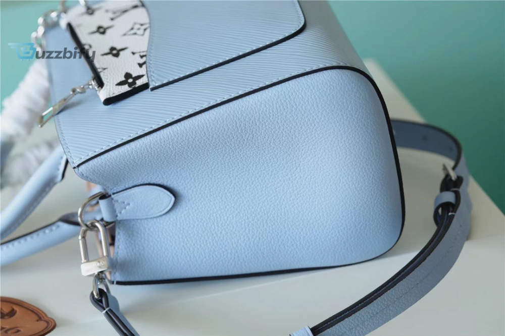 Louis Vuitton Marelle Epi Bleu Nuage Blue For Women Womens Handbags Shoulder And Crossbody Bags 9.8In25cm Lv M59486