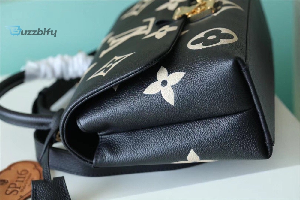 Louis Vuitton Madeleine MM Monogram Empreinte Black / Beige For Women, Women’s Handbags, Shoulder and Crossbody Bags 11.8in/30cm LV