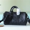 louis vuitton nano speedy monogram empreinte black for women womens bags shoulder and crossbody bags 63in16cm lv buzzbify 1