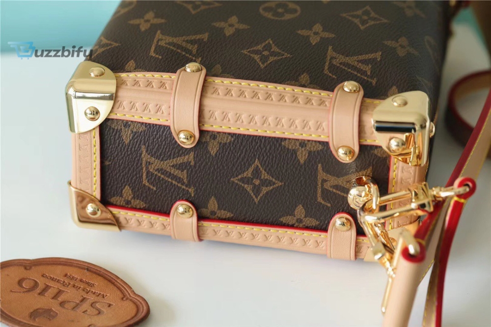 Louis Vuitton Side Trunk PM Monogram Canvas For Women, Women’s Bags, Shoulder And Crossbody Bags 8.3in/21cm LV 
