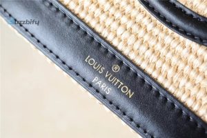 Louis Vuitton Petit Bucket Raffia Black For Women Womens Bags Shoulder And Crossbody Bags 9.4In24cm Lv M59961