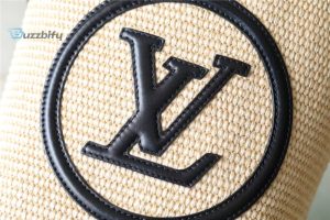 Louis Vuitton Petit Bucket Raffia Black For Women Womens Bags Shoulder And Crossbody Bags 9.4In24cm Lv M59961