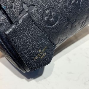 Louis Vuitton Speedy Bandouliere 20 Monogram Empreinte Black For Women Womens Handbags Shoulder And Crossbody Bags 7.8In20cm Lv M42394