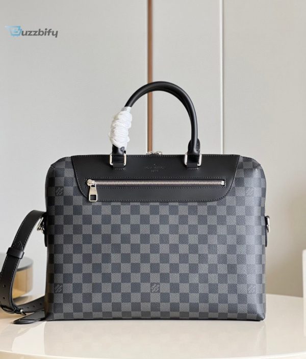 Louis Vuitton Porte Documents Jour Business Bag Damier Graphite For Men Mens Bags Shoulder And Crossbody Bags 14.6In37cm Lv N48260