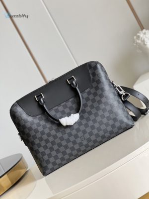 Louis Vuitton Porte Documents Jour Business Bag Damier Graphite For Men Mens Bags Shoulder And Crossbody Bags 14.6In37cm Lv N48260