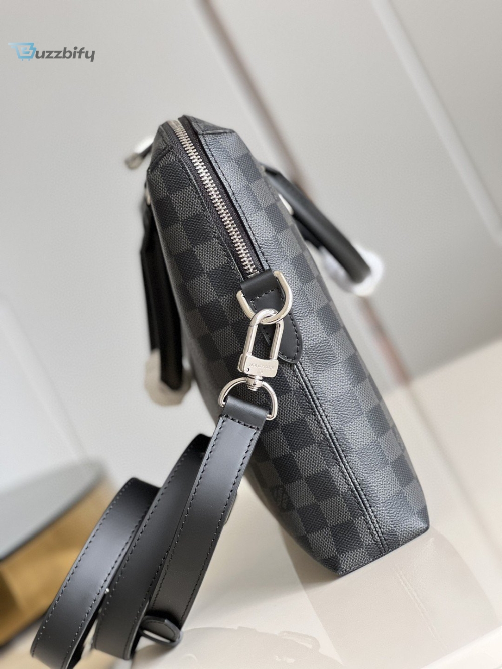 Louis Vuitton Porte Documents Jour Business Bag Damier Graphite For Men, Men’s Bags, Shoulder And Crossbody Bags 14.6in/37cm LV N48260