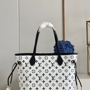 louis vuitton neverfull mm monogram empreinte blackwhite for women womens handbags tote bags 122in31cm lv m46103 buzzbify 1 4