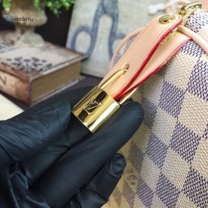 Louis Vuitton Speedy 30 Damier Azur Canvas For Women Womens Handbags 11.8In30cm Lv N41370