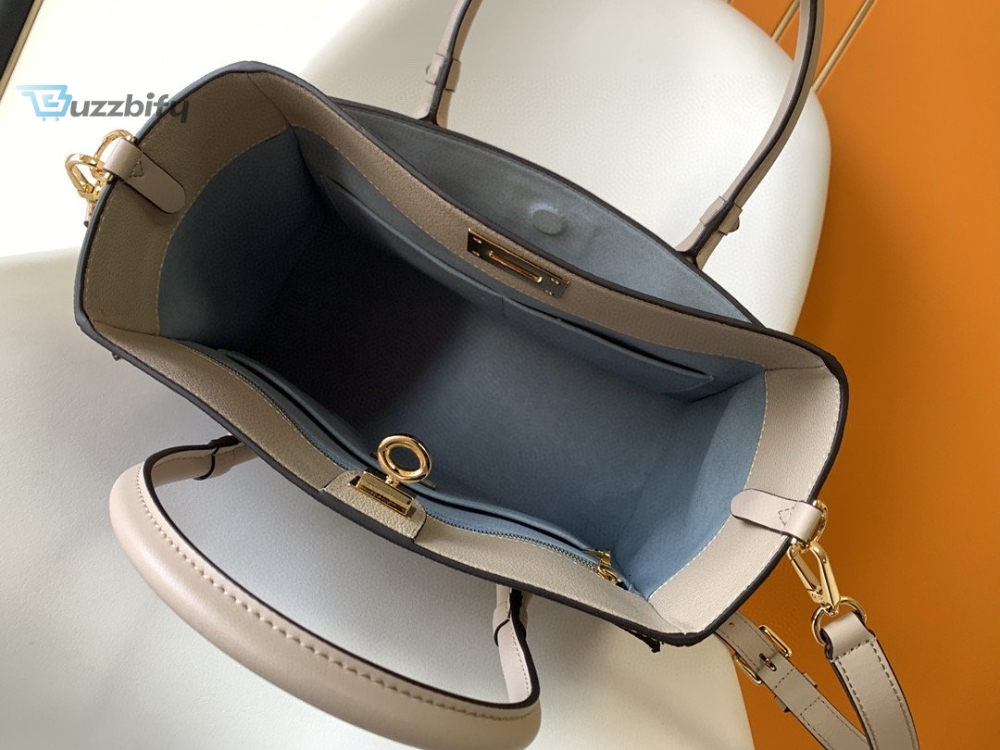 Louis Vuitton On My Side MM Tote Bag Monogram Canvas Greige For Women, Women’s Handbags, Shoulder Bags 12in/31cm LV M58485
