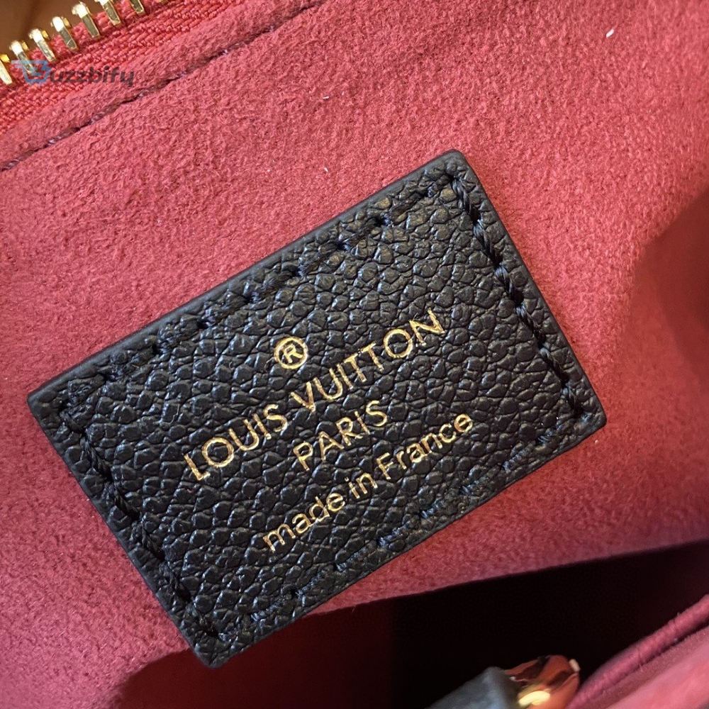 Louis Vuitton On The Go PM Bag Monogram Empreinte 9.8in/25cm Black/Beige LV M45659
