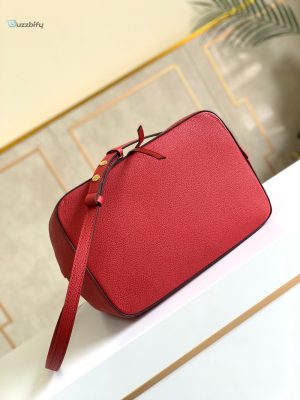 Louis Vuitton Neonoe Mm Bucket Bag Monogram Empreinte Red For Women Womens Bags Shoulder Bags 10.2In26cm Lv