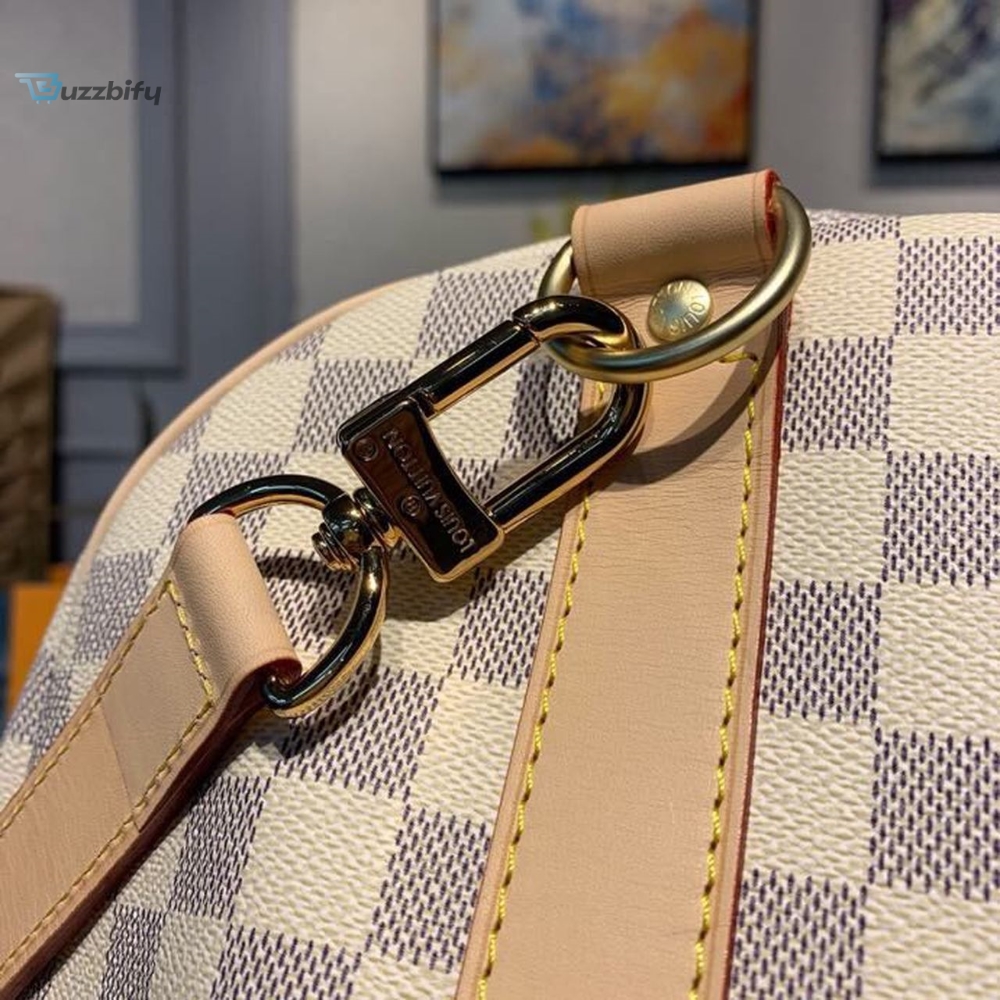 Louis Vuitton Keepall Bandouliere 55 Damier Azur Canvas For Women, Women’s Handbags, Travel Bags 21.7in/55cm LV N41429