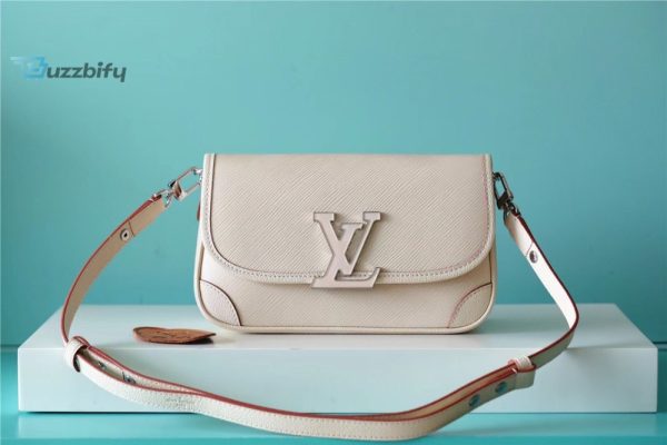 Louis Vuitton Buci Epi Quartz White For Women Womens Handbags Shoulder And Crossbody Bags 24.5Cm9.6In Lv M59457