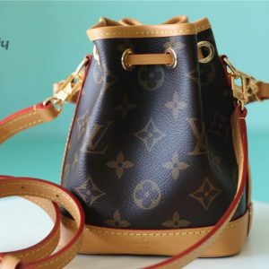 louis vuitton nano noe monogram canvas for women womens handbags shoulder and crossbody bags 16cm63in lv m81266 buzzbify 1 7