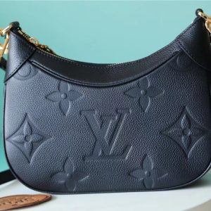 louis vuitton bagatelle monogram empreinte black for women womens handbags shoulder and crossbody bags 22cm87in lv m46002 buzzbify 1 8