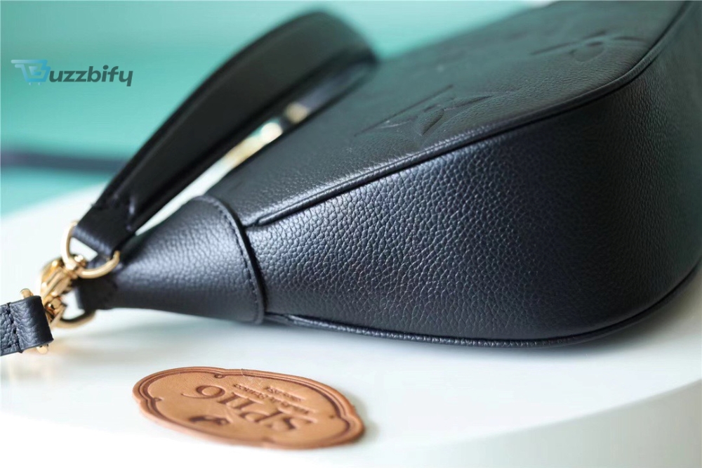Louis Vuitton Bagatelle Monogram Empreinte Black For Women, Women’s Handbags, Shoulder And Crossbody Bags 22cm/8.7in LV M46002
