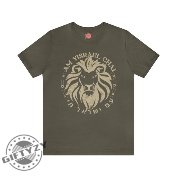 am yisrael chai lion of zion shirt graphic tshirt vintage sweatshirt israel art hoodie jewish gift israelite shirt buzzbify 5