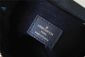 Louis Vuitton Bagatelle Monogram Empreinte Black  White  Pink For Women Womens Handbags Shoulder And Crossbody Bags 22Cm8.7In Lv M46091