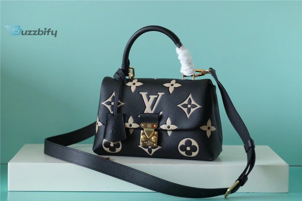 louis vuitton madeleine bb monogram empreinte black for women womens handbags shoulder and crossbody bags 94in24cm lv m45978 buzzbify 1