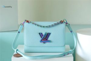 louis vuitton twist mm grain blue for women womens handbags shoulder and crossbody bags 91in23cm lv m20694 buzzbify 1