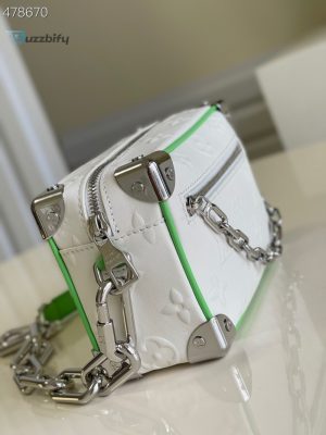 Louis Vuitton Mini Soft Trunk White For Women Womens Bags Shoulder And Crossbody Bags 7.1In18cm Lv