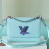 louis vuitton twist mm grain blue for women womens handbags shoulder and crossbody bags 91in23cm lv m20694 buzzbify 1 9