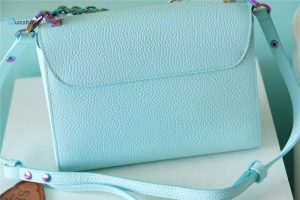 louis vuitton twist mm grain blue for women womens handbags shoulder and crossbody bags 91in23cm lv m20694 buzzbify 1 18